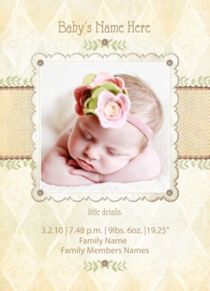 Tulsa Photography Birth Announcements